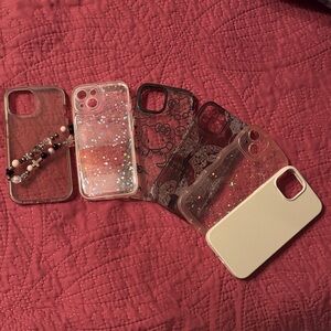 Set of 5 iphone 15 cases